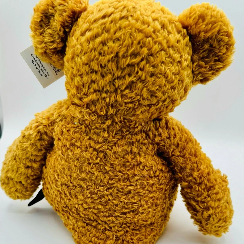 Petting Zoo 1994 16” Curly Haired‎ Plush Teddy Bear NWT
